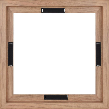 MCS Canvas Float Frames 8x10 Frame, Black Frame for Finished Canvases, Vertical & Horizontal Wall Hanging Frame with Adhesive for Canvas Paintings (1-Pack)