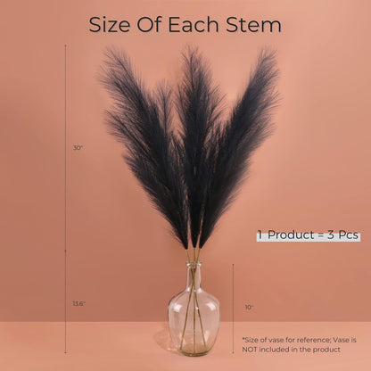 PERFNIQUE Faux Pampas Grass, 9PCS Pompas, Large Pompas Grass, 38'' Tall Pampas Grass for Floor Vase, Pampas Grass Decor Tall for Vase Fillers, Boho Rustic Farmhouse Home Decor(Natural Beige)
