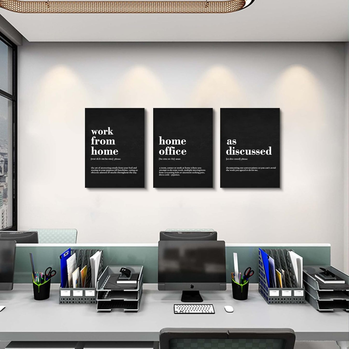 Inspirational Canvas Painting Wall Art -EPHANY ART,Mindset Quotes Prints, Success Framed Entrepreneur Poster Positive Quotes Wall Poster for Home Office Workplace (M-3pcs,12x16inchx3pcs)