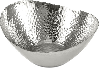 Monarch Abode Decorative Bowl for Home Decor – 7.5-Inch Black and Copper Plated Hand Hammered Key Bowls for Entryway Table, Fruit & Potpourri Bowl for Centerpiece, Modern Catch All Key Holder Bowl