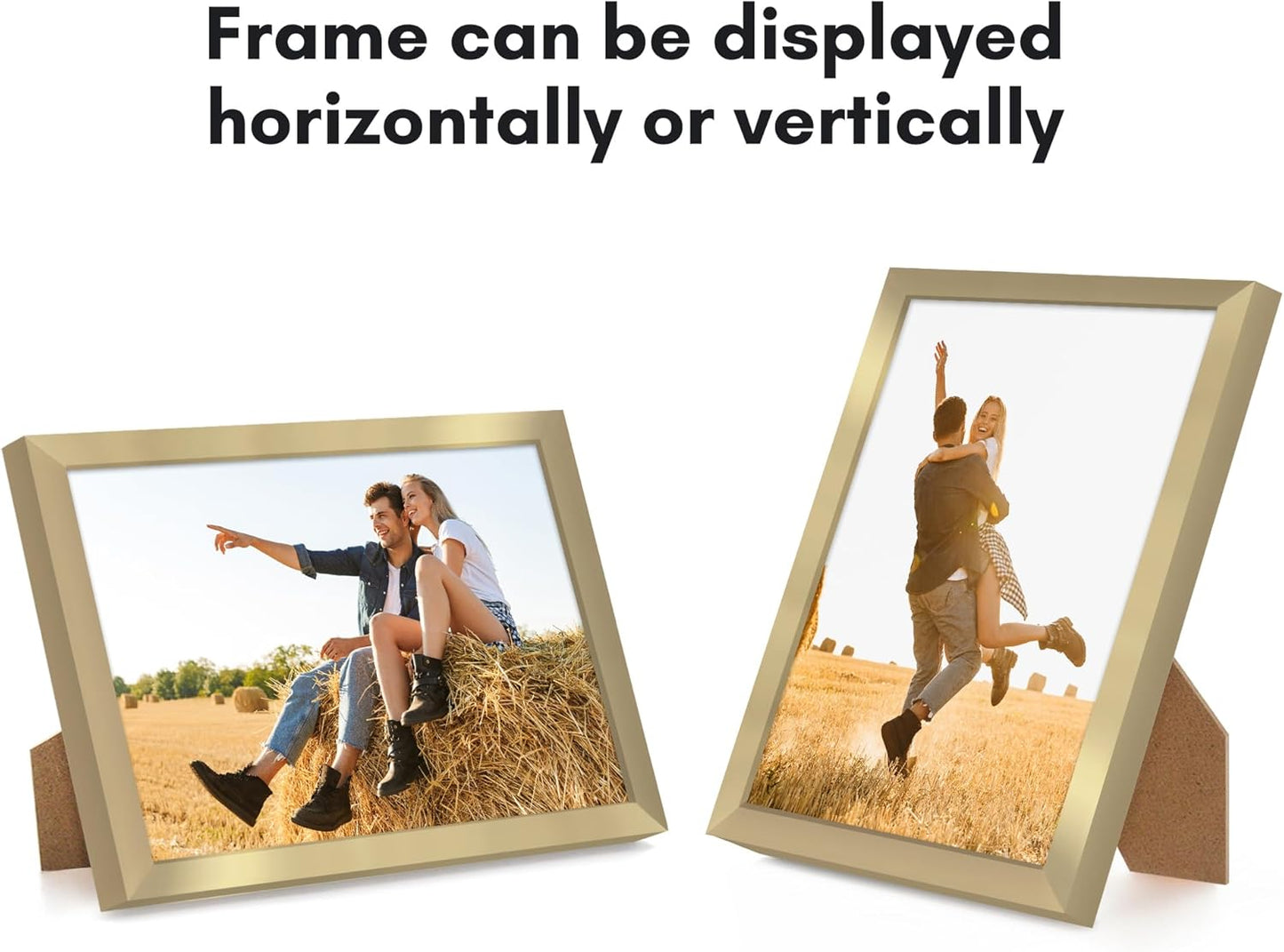 Americanflat 24x36 Poster Frame with Polished Plexiglass - Streamline Collection - Thin Border Picture Frame for Wall Display - Hanging Hardware Included - Black - Colors B