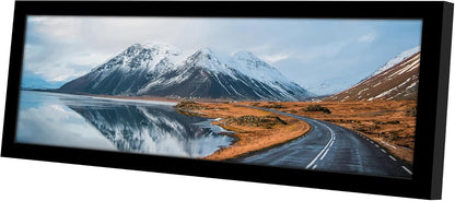 Americanflat 12x18 Poster Frame with Shatter-Resistant Glass - Signature Collection - Gallery-Style Frames Made of Engineered Wood - Photo Frame for Wall Display - Black - Colors C