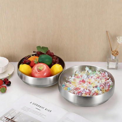 Key Bowl for Entryway Table Decorative Key Dish for Organizing Tabletop Catch All Bowl Gold Fruit Bowls for Kitchen Counter, Coffee Table,7.4 Inches