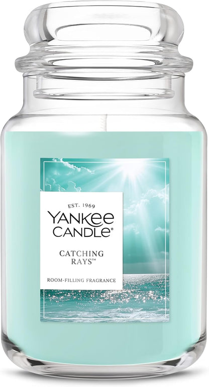 Yankee Candle Ocean Air Scented Candle, 22oz Large Jar with up to 150 Hour Burn Time, Giftable