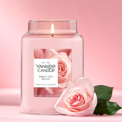 Yankee Candle Lilac Blossoms Scented Candle, 22oz Large Jar with up to 150 Hour Burn Time, Giftable, Birthdays