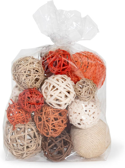 ANDALUCA Decorative Balls Bag Bowl Filler Home Decor (Beige)