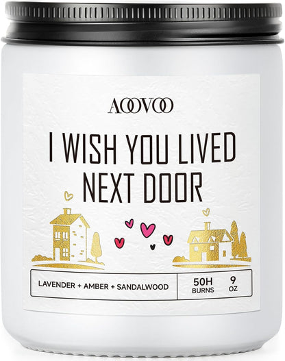 AOOVOO Calm Candles Set for Women - 4 Pack Candles for Home Scented, 28 oz 200 Hour Burn, Aromatherapy Candle with Crystals, Lavender Calm/Jasmine Serenity/Water Lily Pear Harmony/Patchouli Balance