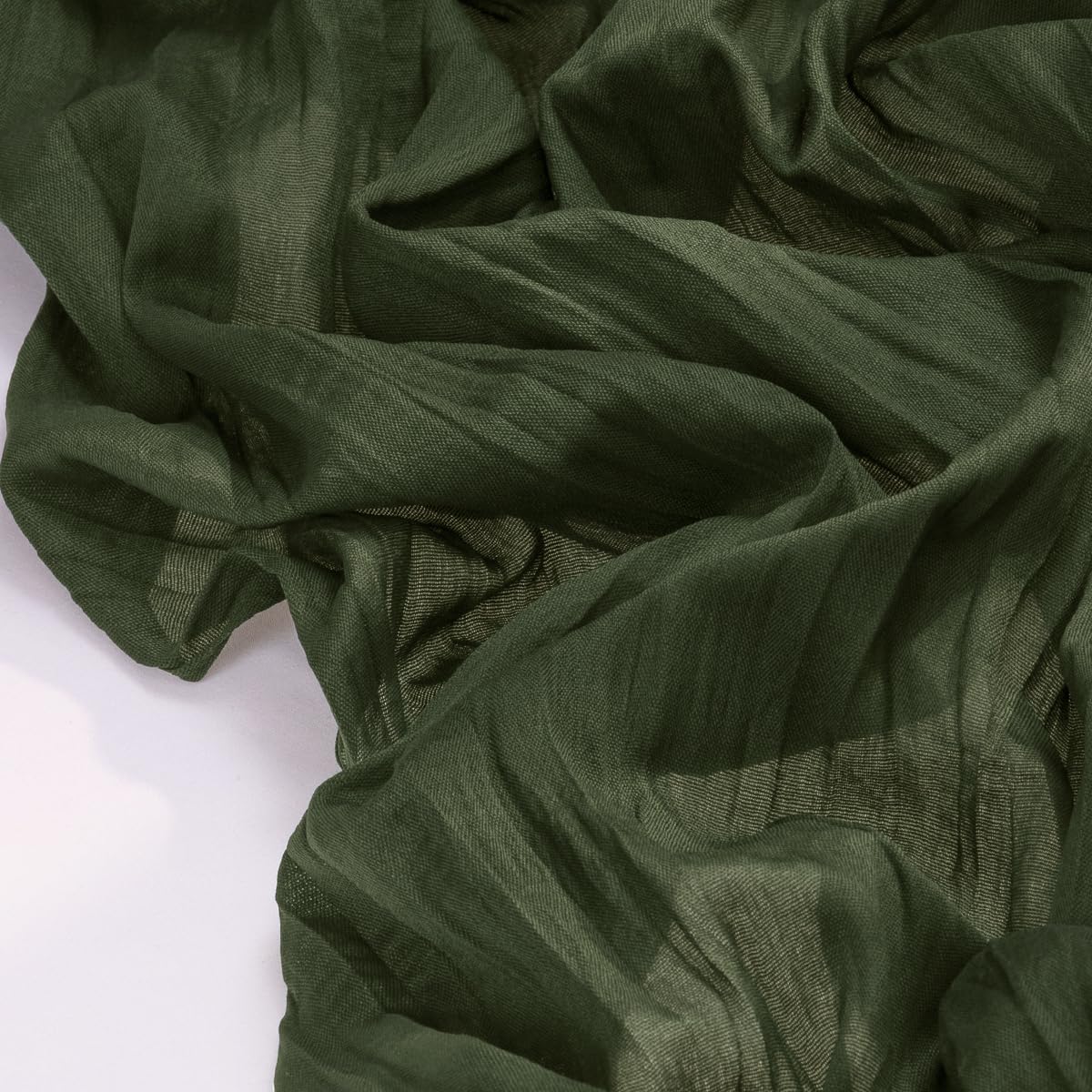Socomi 3pcs Sage Green Cheesecloth Table Runner Summer Boho Rustic Gauze 120 inch 10FT Cheese Cloth Sheer Runner for Wedding Party Baby Shower Home Decor Holiday Decorations