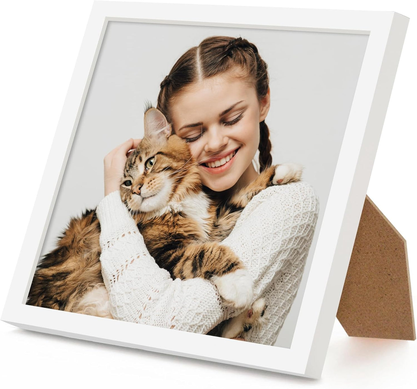 Americanflat 24x36 Poster Frame with Polished Plexiglass - Streamline Collection - Thin Border Picture Frame for Wall Display - Hanging Hardware Included - Black - Colors D