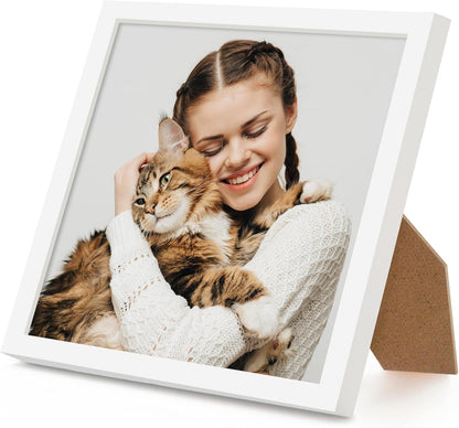 Americanflat 24x36 Poster Frame with Polished Plexiglass - Streamline Collection - Thin Border Picture Frame for Wall Display - Hanging Hardware Included - Black - Colors D