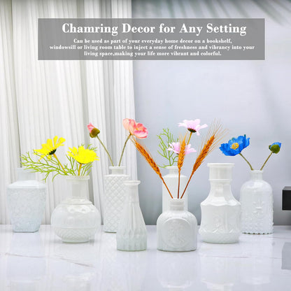 Glass Bud Vase Set of 32 pcs,Bud Vases in Bulk,Small Vases for Centerpieces, Mini Flower Vase Bulk for Rustic Wedding Home Table Decorations