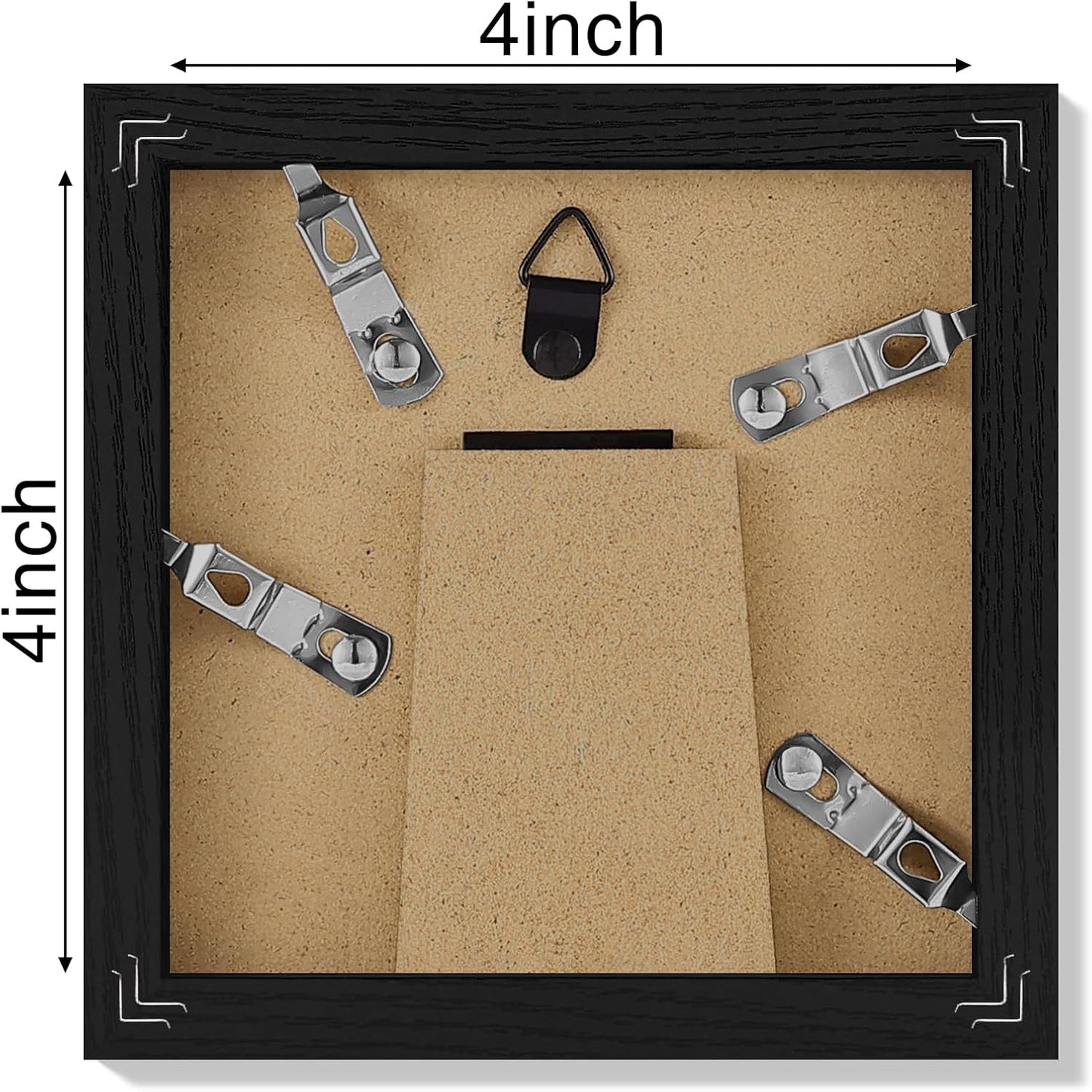 Vittanly 11x14 Picture Frame, Display Pictures 8x10 with Mat or 11x14 without Mat, Photo Frame for Wall Mounting, Black, 1 Pack - Colors A