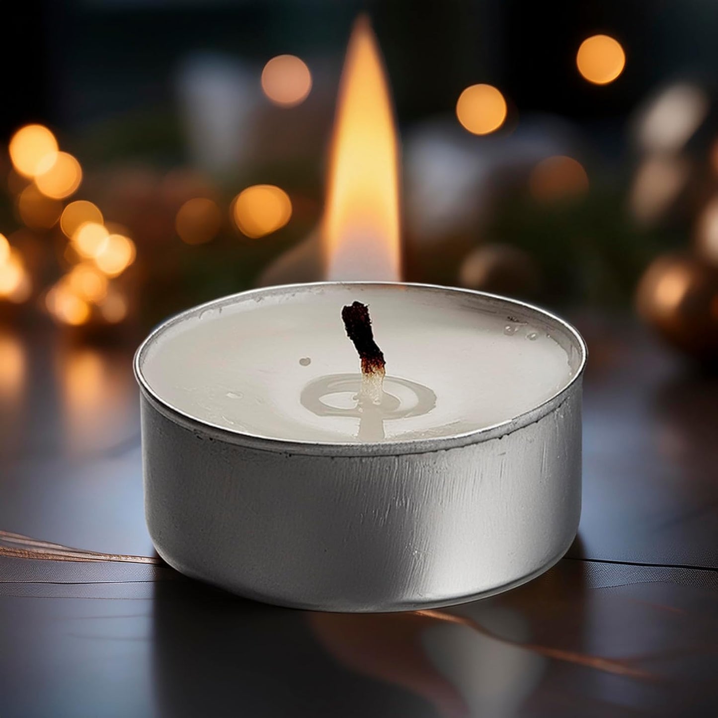 Ohr Tea Light Candles - 200 Bulk Pack - White Unscented Travel, Centerpiece, Decorative Candle - 3 Hour Burn Time