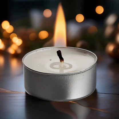 Ohr Tea Light Candles - 200 Bulk Pack - White Unscented Travel, Centerpiece, Decorative Candle - 3 Hour Burn Time