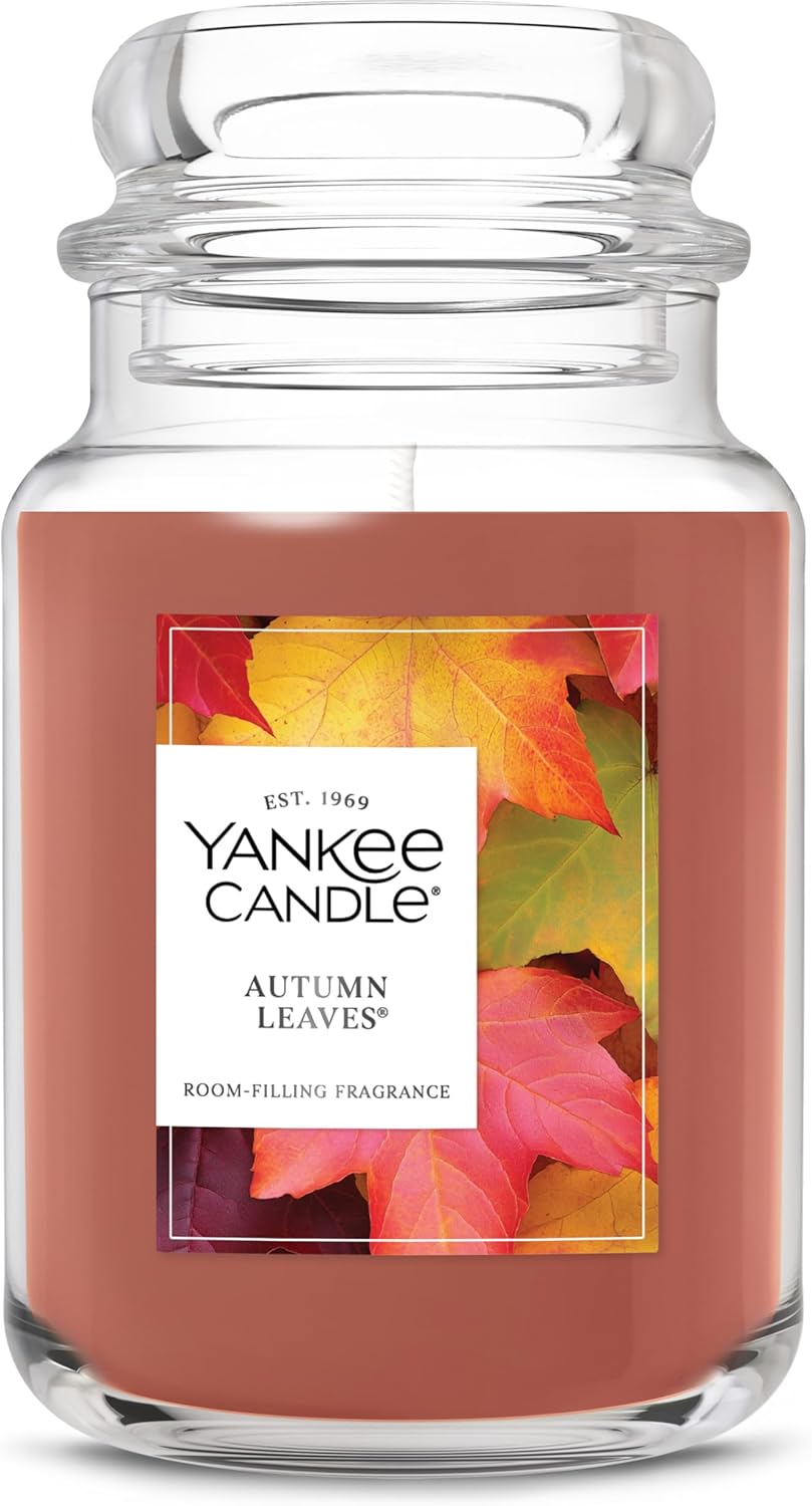 Yankee Candle Sugared Cinnamon Apple, Scented Candle, 22oz Large Jar with up to 150 Hour Burn Time, Giftable