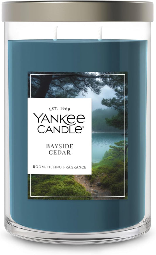 Yankee Candle Large Tumbler Scented Candle with up to 80 Hour Burn Time, Premium Plant Wax Blend for Consistent Burn, 20 oz Tumbler Candle with Room Filling Fragrance, Midsummer's Night