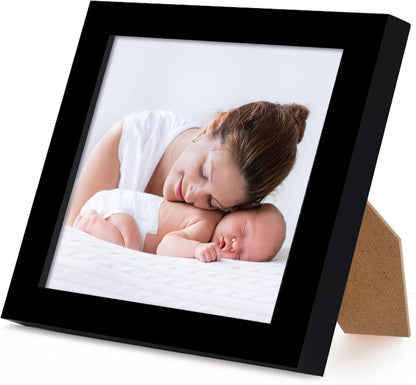 Americanflat 24x36 Poster Frame with Polished Plexiglass - Streamline Collection - Thin Border Picture Frame for Wall Display - Hanging Hardware Included - Black - Colors C