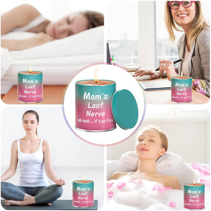 Gifts for Mom Birthday from Daughter Son, Christmas Stocking Stuffers Gifts for Mom Present Mothers Day Great ldeas Funny Unique New Mother Thanksgiving Adoptive 9oz Scented Candle