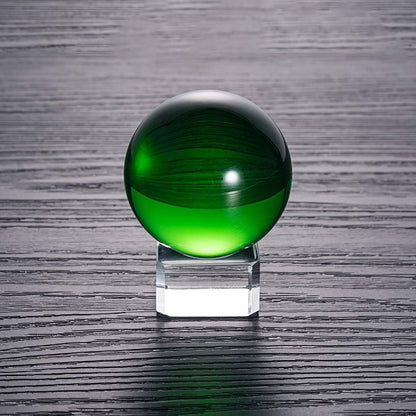 LONGWIN 50mm(2 inch) K9 Photography Solid Crystal Glass Ball Sphere with Free Stand Suncatcher (Clear)
