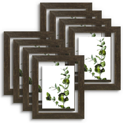 Golden State Art, 11X14 Floating Picture Frame, Black Wood Frame Display Any Size Photo Up To 11X14, Pressed Flower Frames with Hanging Hardware - Horizontal And Vertical Formats for Wall