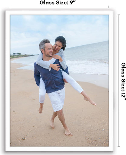 Americanflat 24x36 Poster Frame with Polished Plexiglass - Streamline Collection - Thin Border Picture Frame for Wall Display - Hanging Hardware Included - Black - Colors B