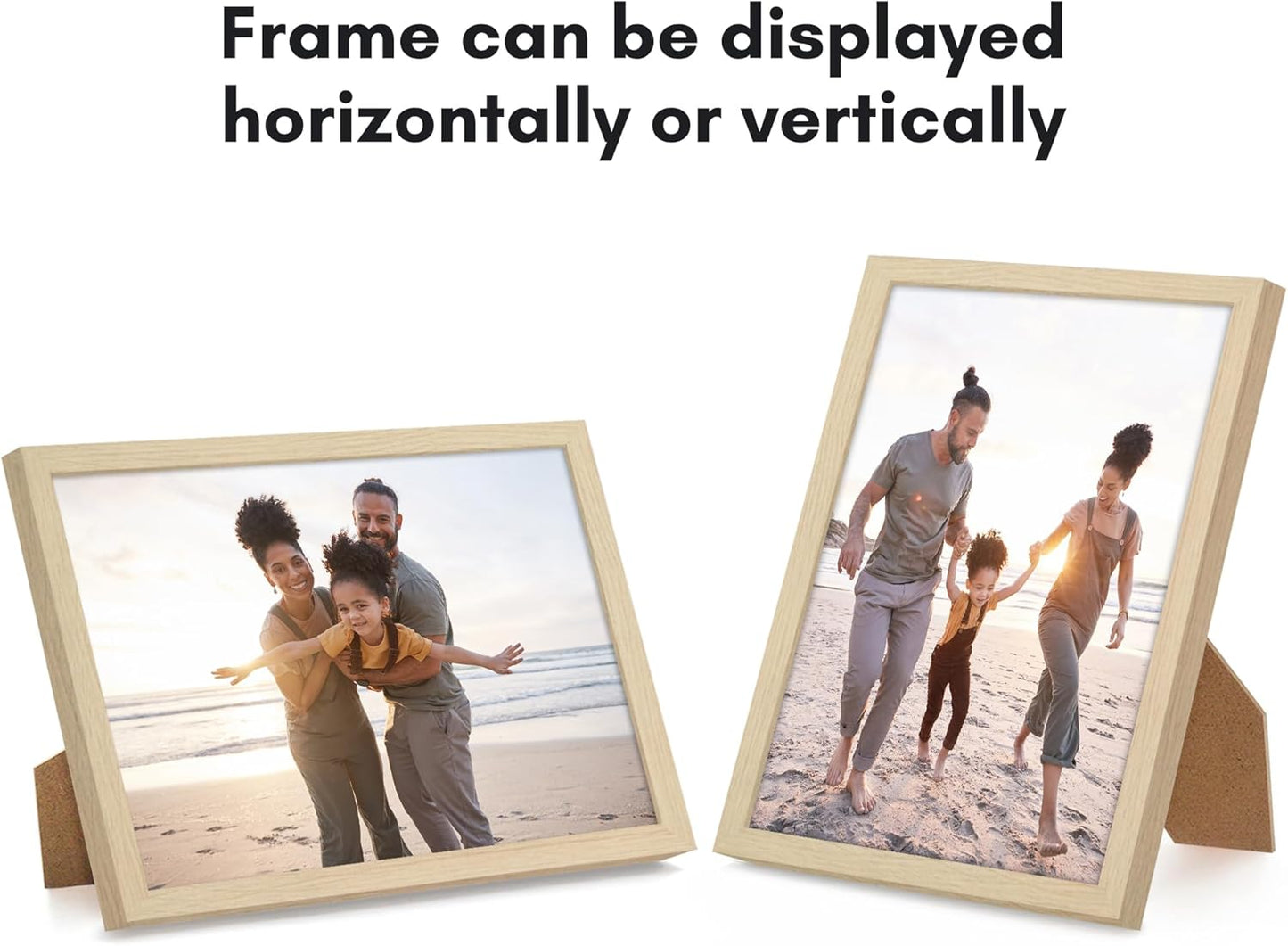 Americanflat 24x36 Poster Frame with Polished Plexiglass - Streamline Collection - Thin Border Picture Frame for Wall Display - Hanging Hardware Included - Black - Colors D