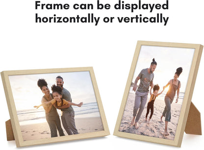 Americanflat 24x36 Poster Frame with Polished Plexiglass - Streamline Collection - Thin Border Picture Frame for Wall Display - Hanging Hardware Included - Black - Colors D