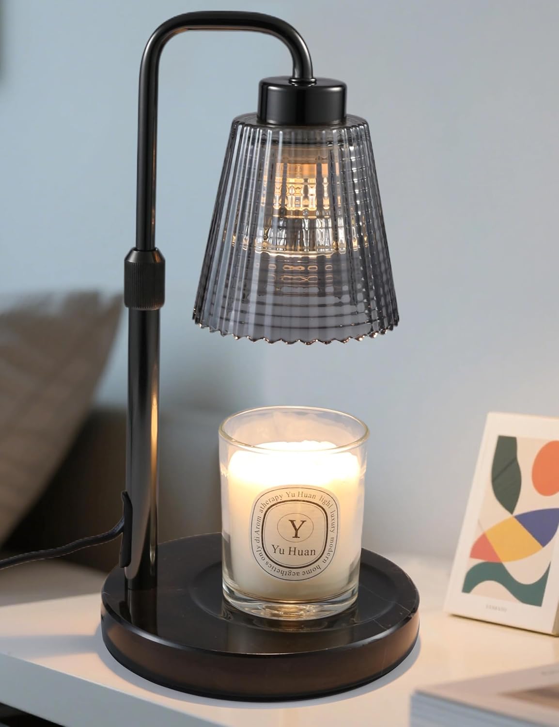GODONLIF Candle Warmer Lamp with Timer Dimmable, Birthday Gifts for Women Mom, House Warming Gifts New Home Decor, Wax Melt Warmer for Jar Candles with 2 Bulbs