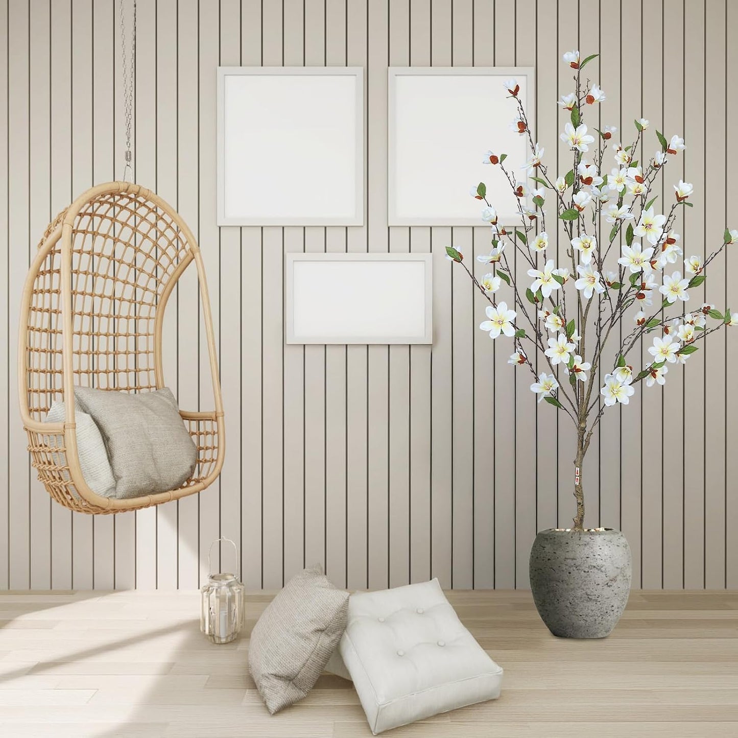 Faux Olive Tree 6ft Tall Faux Trees Fake Plant with 2100 Leaves & 80 Realistic Potted Silk Artificial Olive Tree for Home Porch Garden Living Room Office Decor
