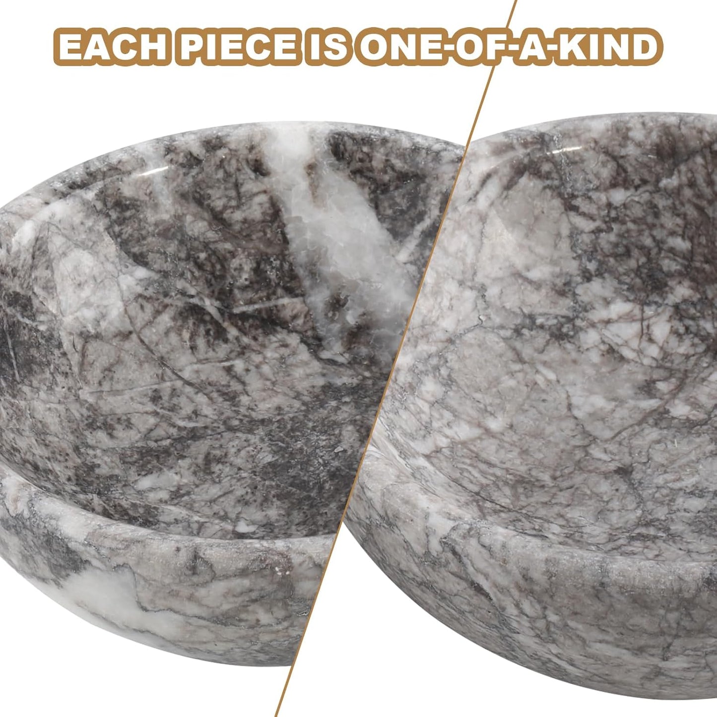 Koville Italian Travertine Incense Holder, 6" Incense Holders for Sticks, Sturdy Incense Burner Ash Catcher, Ideal for Meditation, Relaxing, Easy to Clean