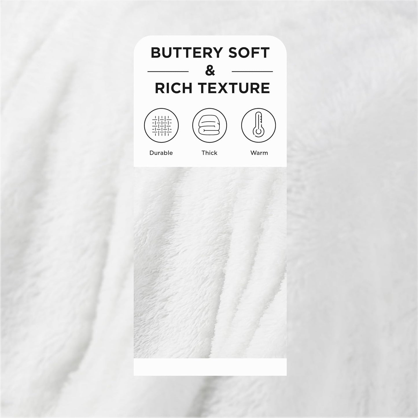 Bedsure GentleSoft Fluffy Fuzzy Faux Fur Throw Blanket for Couch, Soft Sherpa Fleece Cozy Gifts for Women, Plush Bed Blanket Room Decor for Men, Thick Warm Minky Teen Gifts Winter Bedding