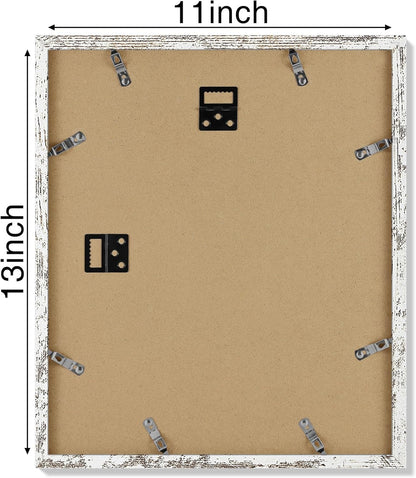 Vittanly 11x14 Picture Frame, Display Pictures 8x10 with Mat or 11x14 without Mat, Photo Frame for Wall Mounting, Black, 1 Pack - Colors B