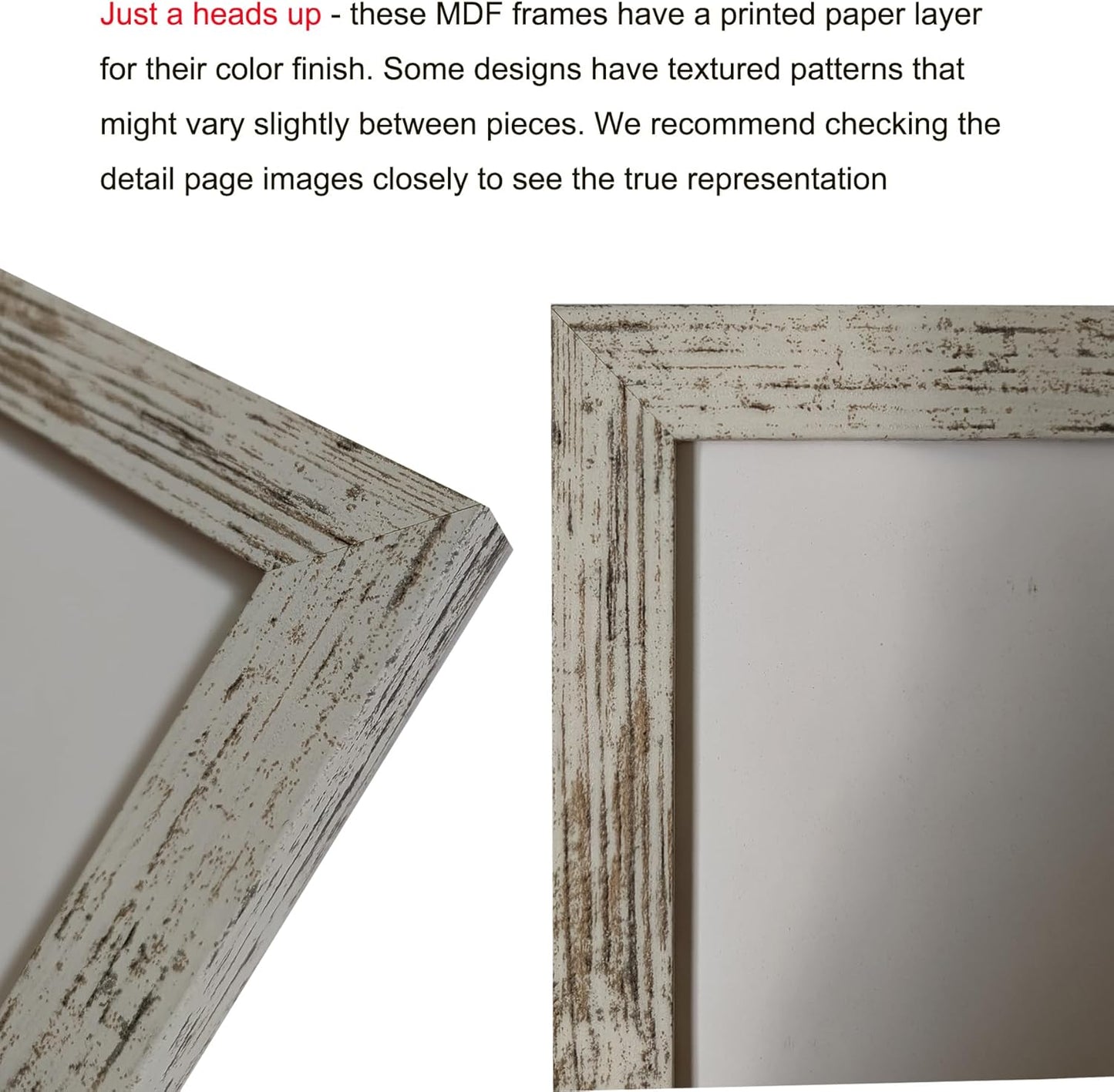 LUCKYLIFE Picture Frames Collage Wall Decor 10-Pack, Gallery Wall Frame Set with 8x10 5x7 4x6 Frames in 3 Different Finishes