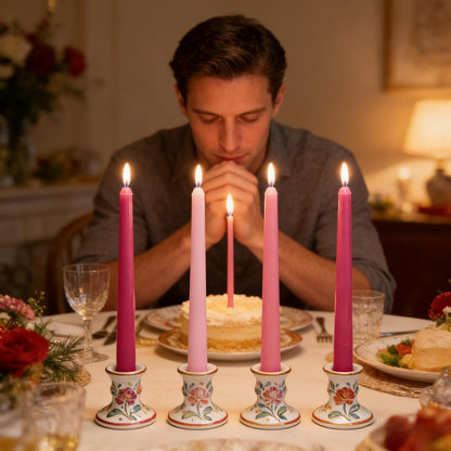 12-Pack Earth Tone Taper Candles, 10 Inch Unscented Dripless Candlesticks, Long-Lasting Burn Time of 7-8 Hours, Perfect for Fall Harvest Halloween Thanksgiving Dinners Parties and Home Décor