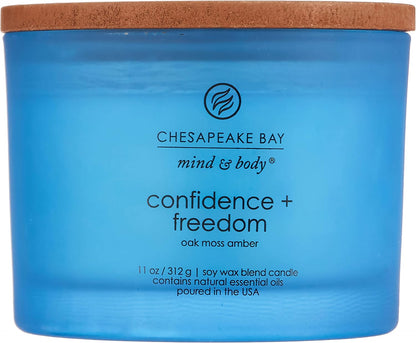 Chesapeake Bay Candle PT40886 Scented Candle Awaken + Invigorate (Lemongrass Eucalyptus) Medium Green Home Décor