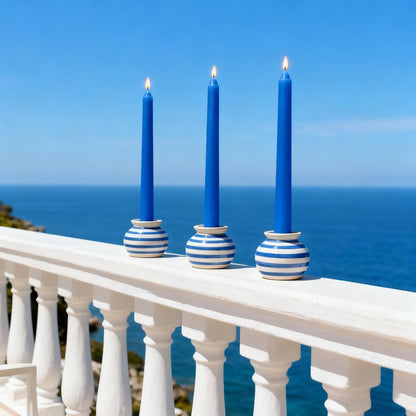 12-Pack Olive Green Taper Candles, 10 Inch Unscented Dripless Candlesticks, Long-Lasting Burn Time of 7-8 Hours, Perfect for Christmas Home Décor Spring and St. Patrick's Day