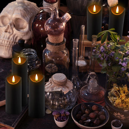 48- Pack of 3 Sizes of LED Flameless Candles.This Candle is Suitable for café, Fancy Restaurant, Bookstore and Other Scenes to Create a Relaxing and Romantic Atmosphere.