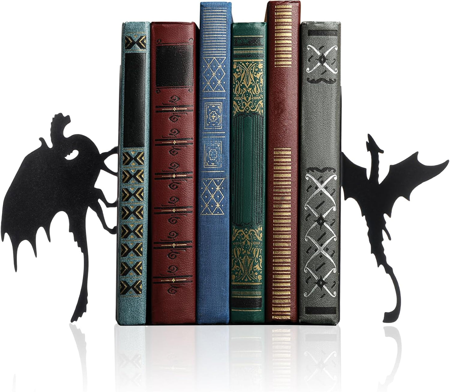 Geelin Peeping Cat Metal Bookends Set of 2 Cute Book Ends for Shelves Decorative Bookshelf Home Office Desk Bookshelf Decor Gift for Cat Lovers and Reading Enthusiasts