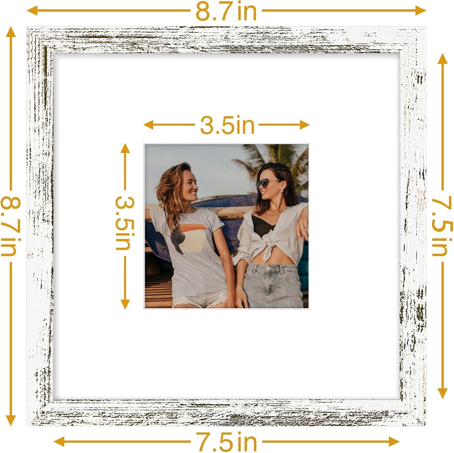 Vittanly 11x14 Picture Frame, Display Pictures 8x10 with Mat or 11x14 without Mat, Photo Frame for Wall Mounting, Black, 1 Pack - Colors B