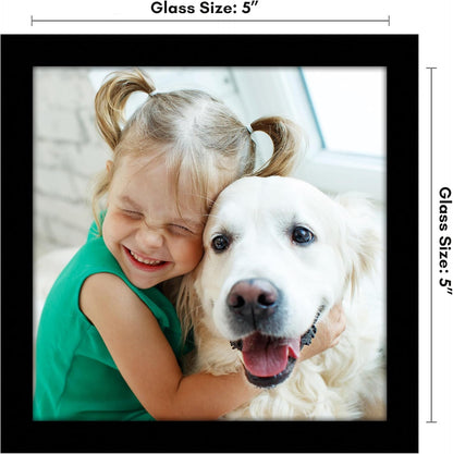 Americanflat 24x36 Poster Frame with Polished Plexiglass - Streamline Collection - Thin Border Picture Frame for Wall Display - Hanging Hardware Included - Black - Colors C