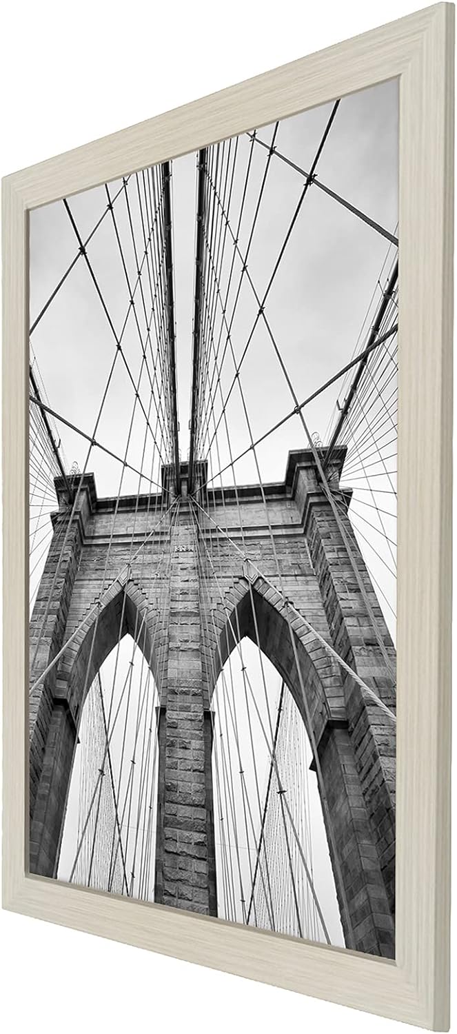 Americanflat 16x20 Picture Frame with Polished Plexiglass - Black Picture Frame - Wide Photo Frames Made of Engineered Wood for Vertical or Horizontal Wall Display - Epic Collection - Black - Colors C