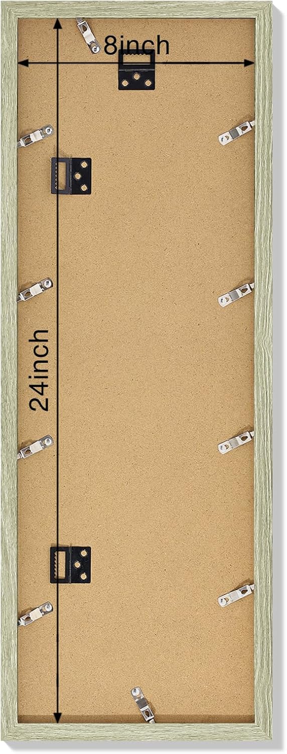 Vittanly 11x14 Collage Picture Frame, Displays 5Pcs 4x6 Pictures with Mat or 1Pcs 11x14 without Mat for Wall Mounting, Picture Frames Collage Wall Decor in Black, 1 Pack