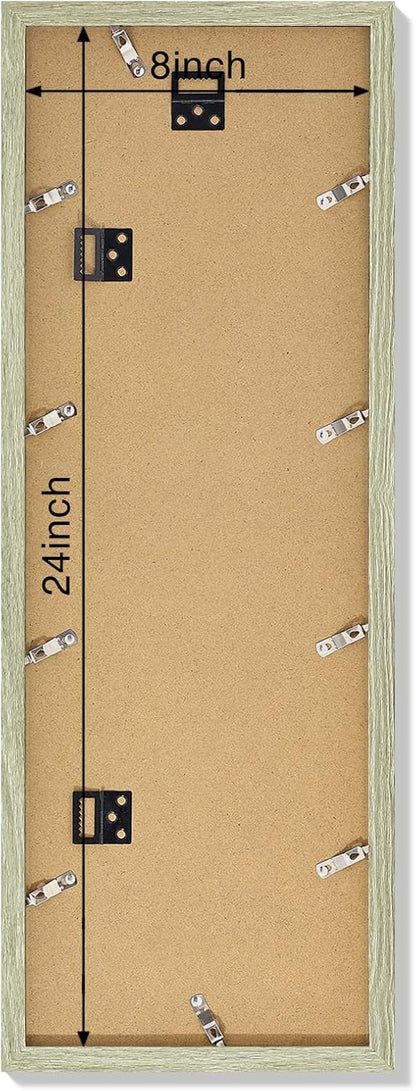 Vittanly 11x14 Collage Picture Frame, Displays 5Pcs 4x6 Pictures with Mat or 1Pcs 11x14 without Mat for Wall Mounting, Picture Frames Collage Wall Decor in Black, 1 Pack