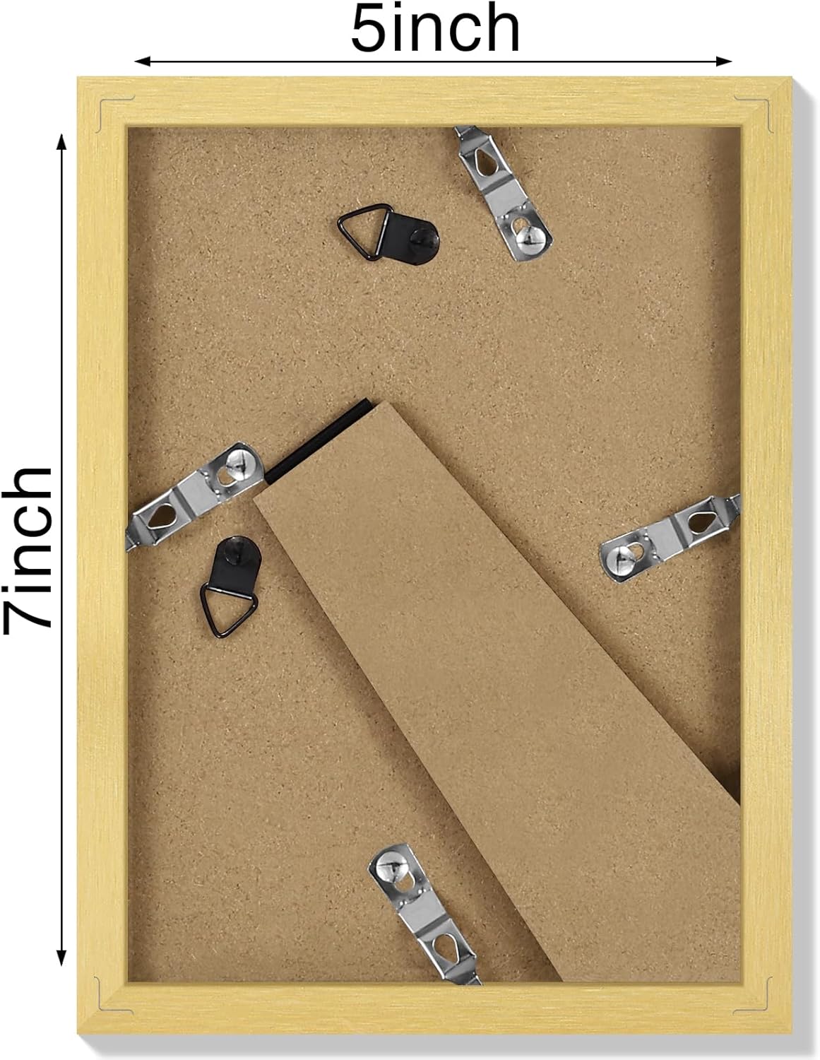 Vittanly 11x14 Picture Frame, Display Pictures 8x10 with Mat or 11x14 without Mat, Photo Frame for Wall Mounting, Black, 1 Pack - Colors A