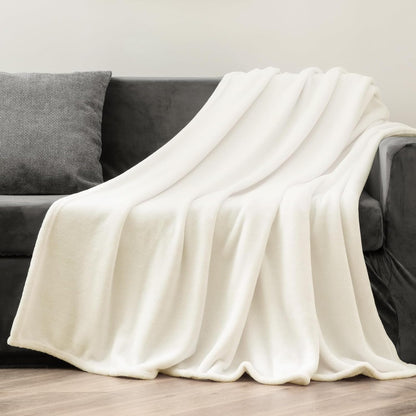 BEDELITE Fleece Blanket Black Throw Blankets for Couch & Bed, Luxury Plush Cozy Fuzzy Blanket 50x60 inches, Super Soft Warm Lightweight Throw Blanket for Travel Camping - Colors B