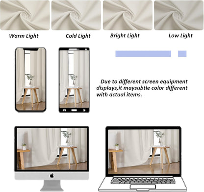 Simplebrand Ava Sage Green Blackout Curtains for Bedroom 63 Inch Length 2 Panels Set, Solid Thermal Insulated Energy Saving Rod Pocket Window Treatment Curtains Blackout Drapes, W40 x L63 Inch, Sage - Colors A
