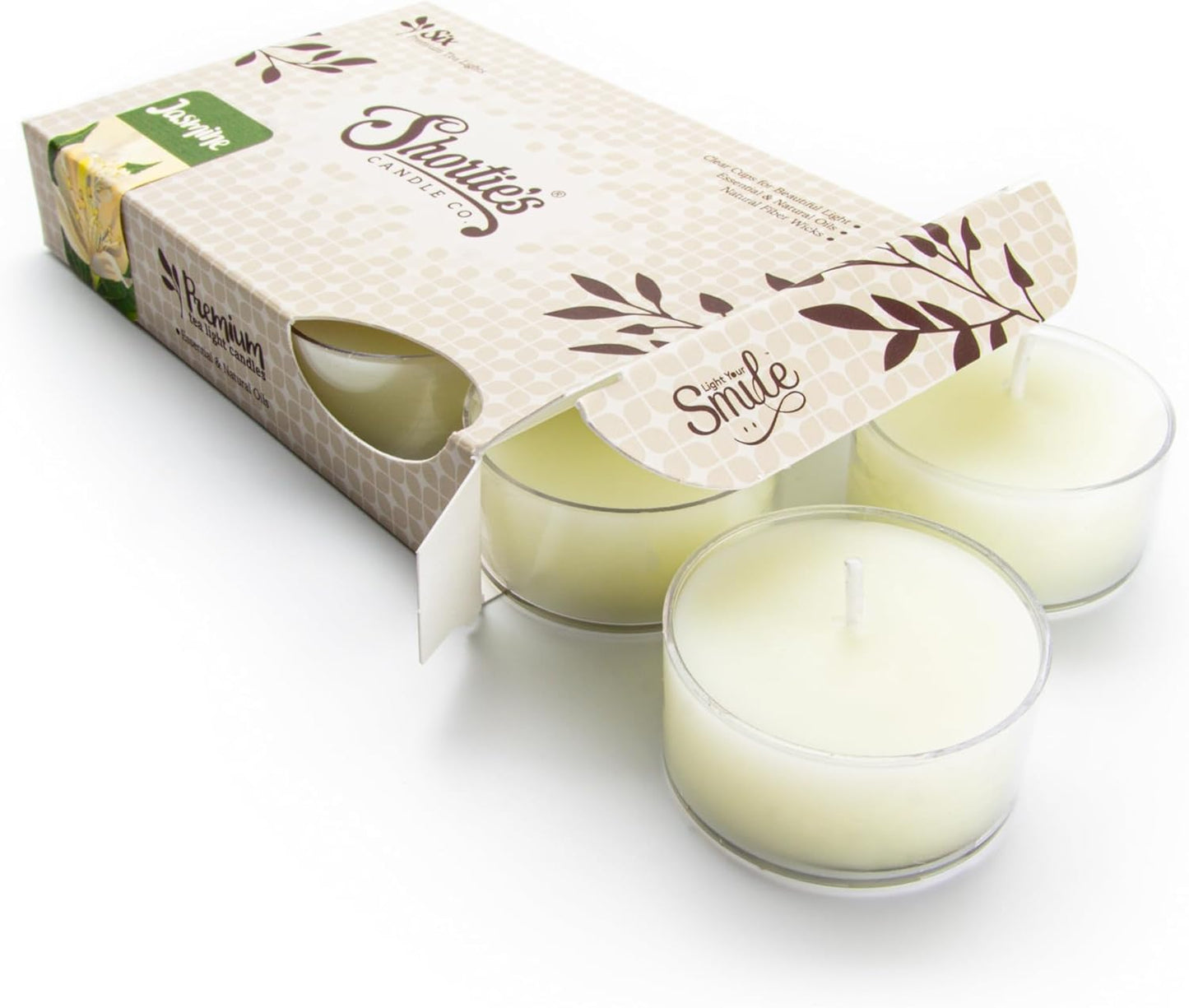 Pure English Lavender Premium Tealight Candles - Highly Scented with Essential & Natural Oils - 6 Purple Tea Lights - Beautiful Candlelight - Made in the USA - Flower & Floral Collection