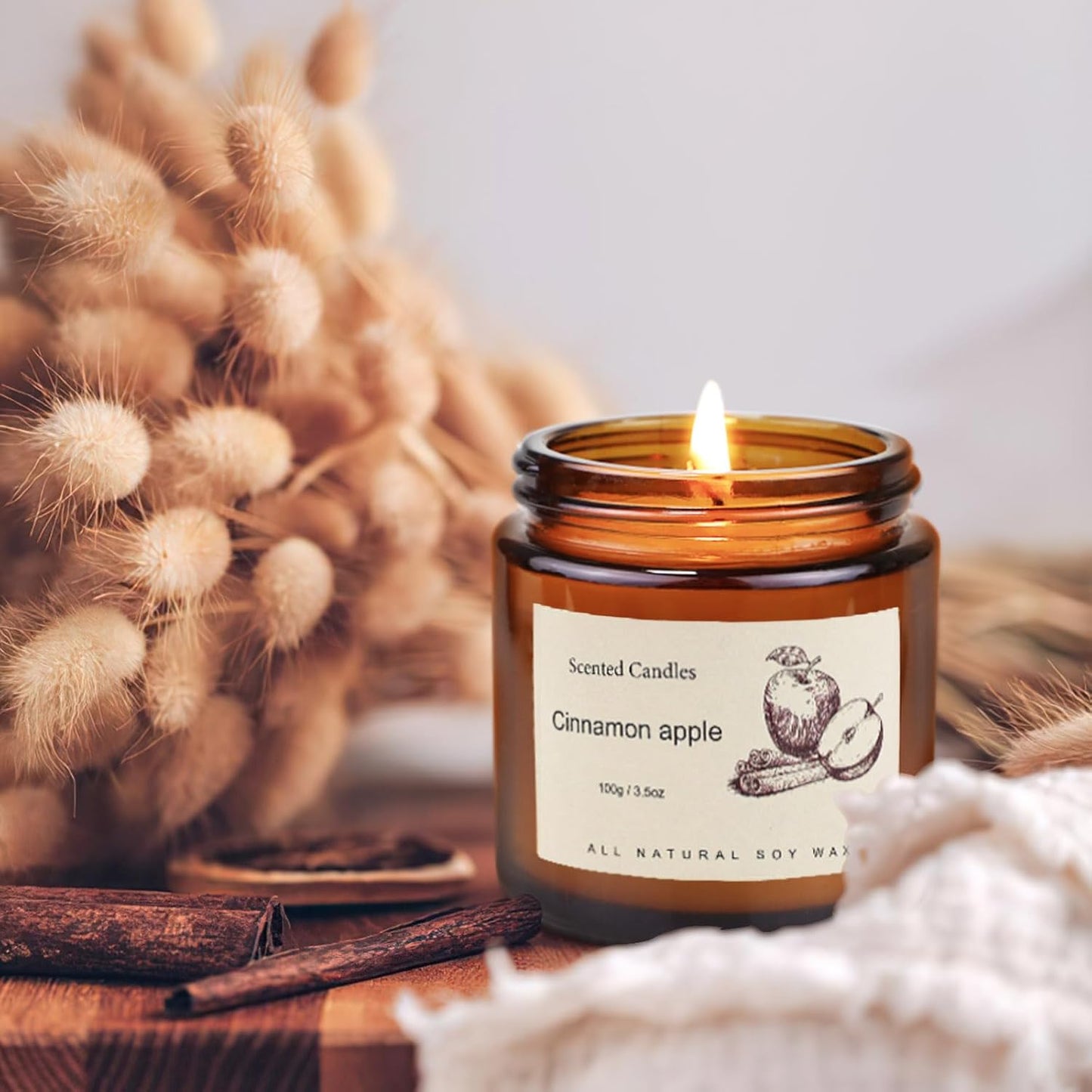 6-Pack Scented Candles for Home, 3.5 Oz Soy Wax Candles Gift Set with Lavender Chamomile & Eucalyptus Mint for Brithday Gifts Women, Mothers Day
