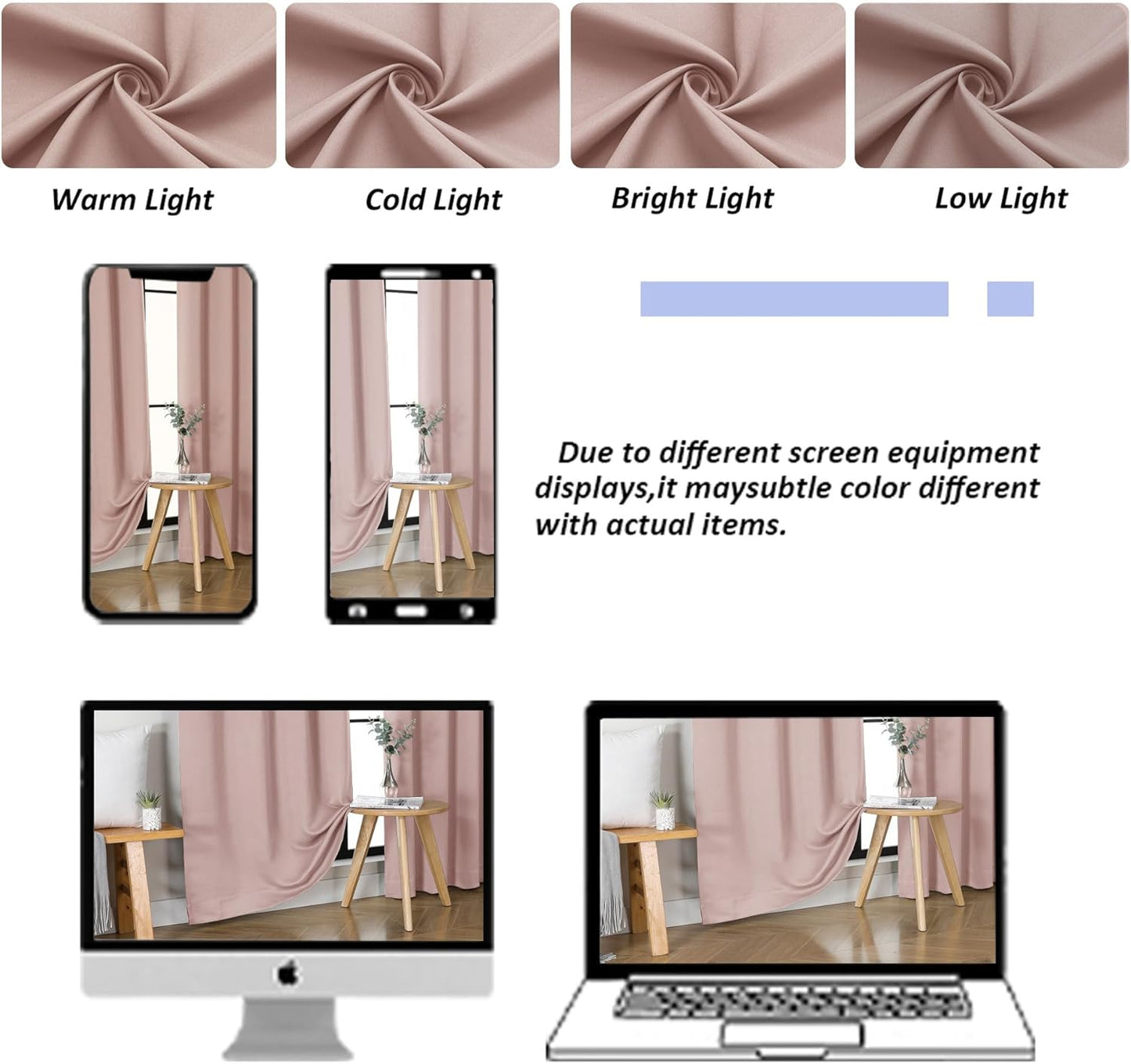 Simplebrand Ava Sage Green Blackout Curtains for Bedroom 63 Inch Length 2 Panels Set, Solid Thermal Insulated Energy Saving Rod Pocket Window Treatment Curtains Blackout Drapes, W40 x L63 Inch, Sage - Colors A