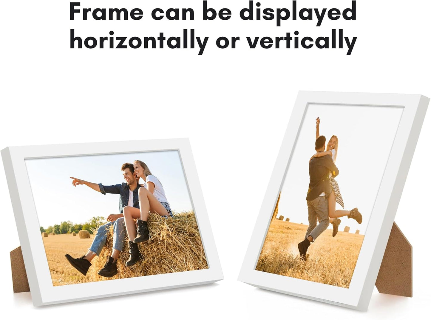 Americanflat 24x36 Poster Frame with Polished Plexiglass - Streamline Collection - Thin Border Picture Frame for Wall Display - Hanging Hardware Included - Black - Colors B
